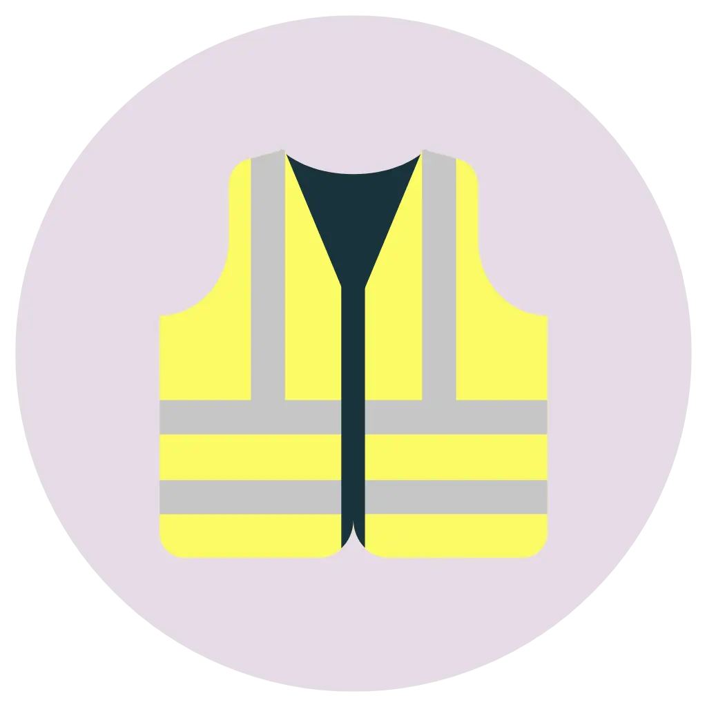 [Plain] HI-VIS VEST